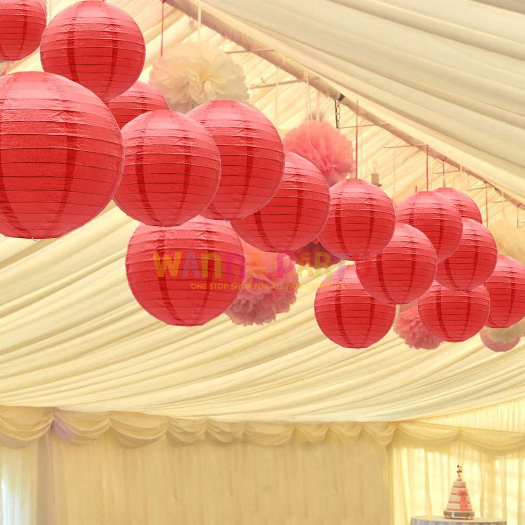 Paper Lanterns  Red 12"-1PC