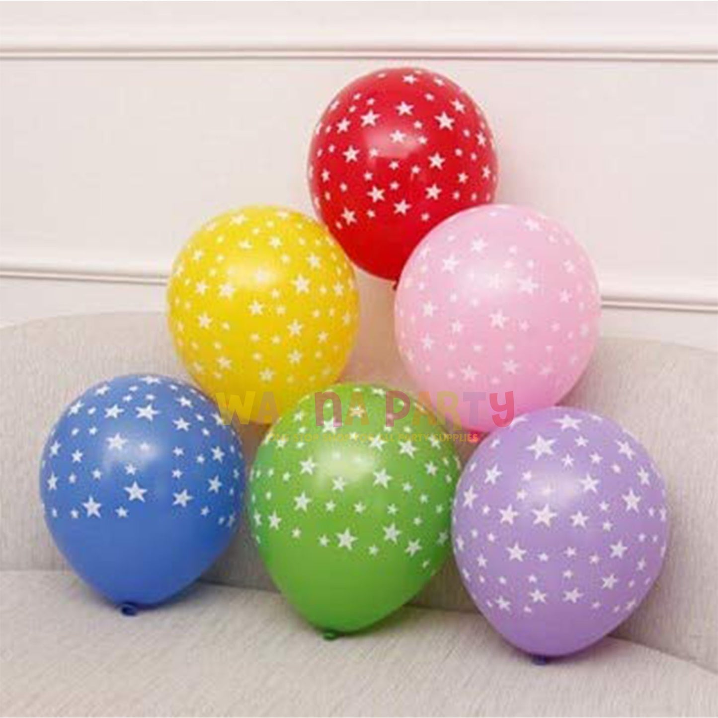 Star Print Balloons