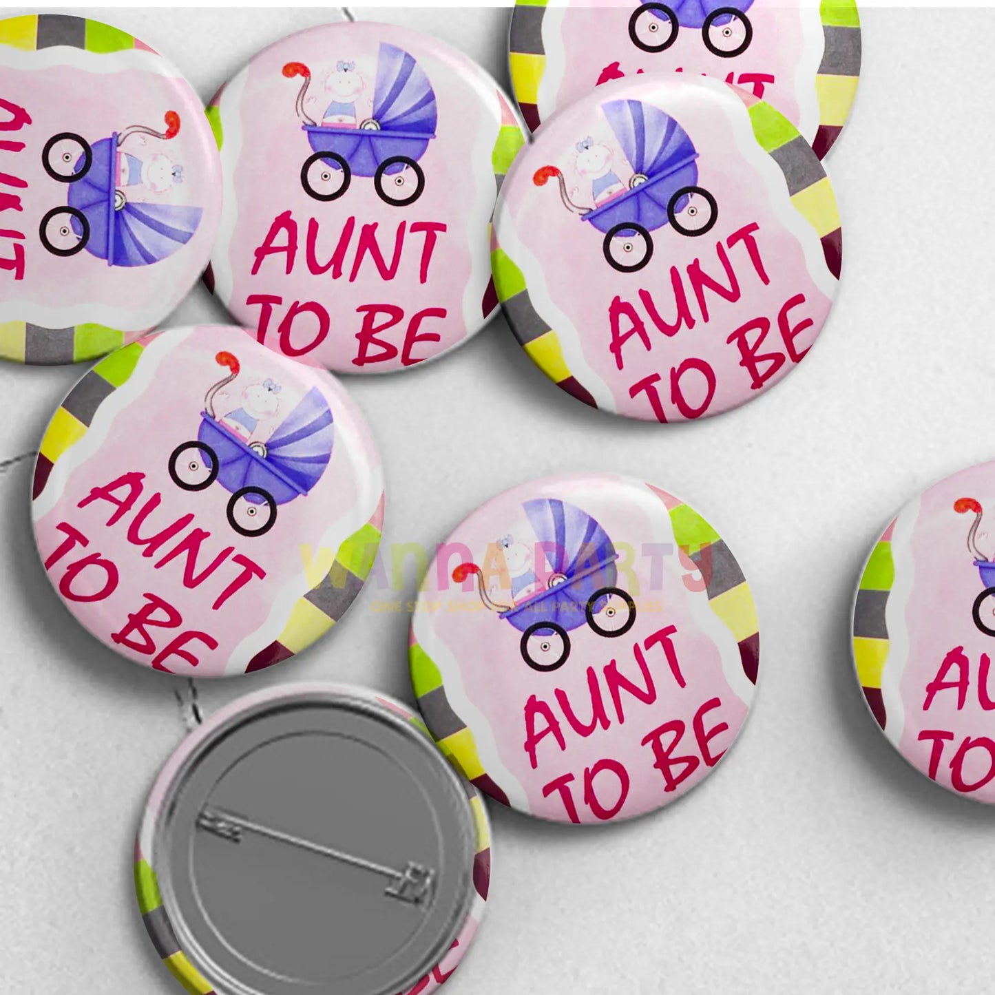 Aunt To Be Award Buttons