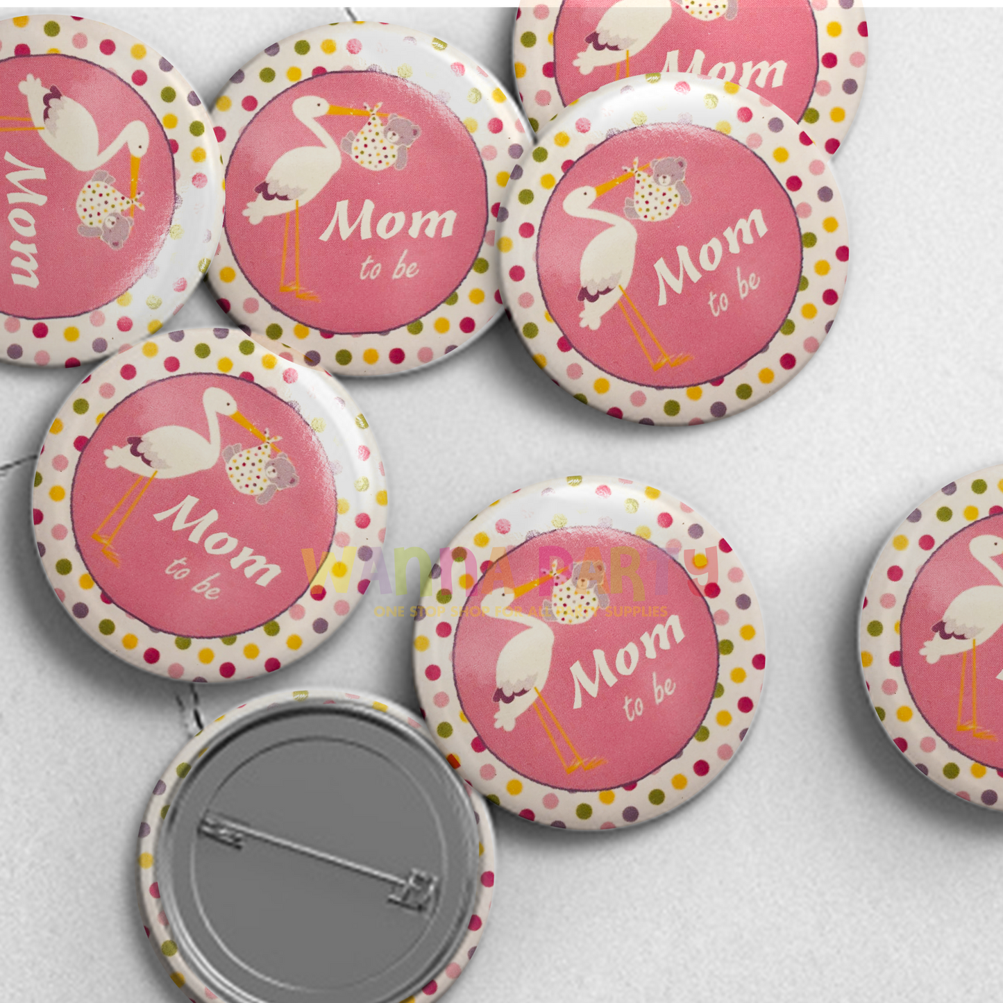 Mom To Be Award Buttons