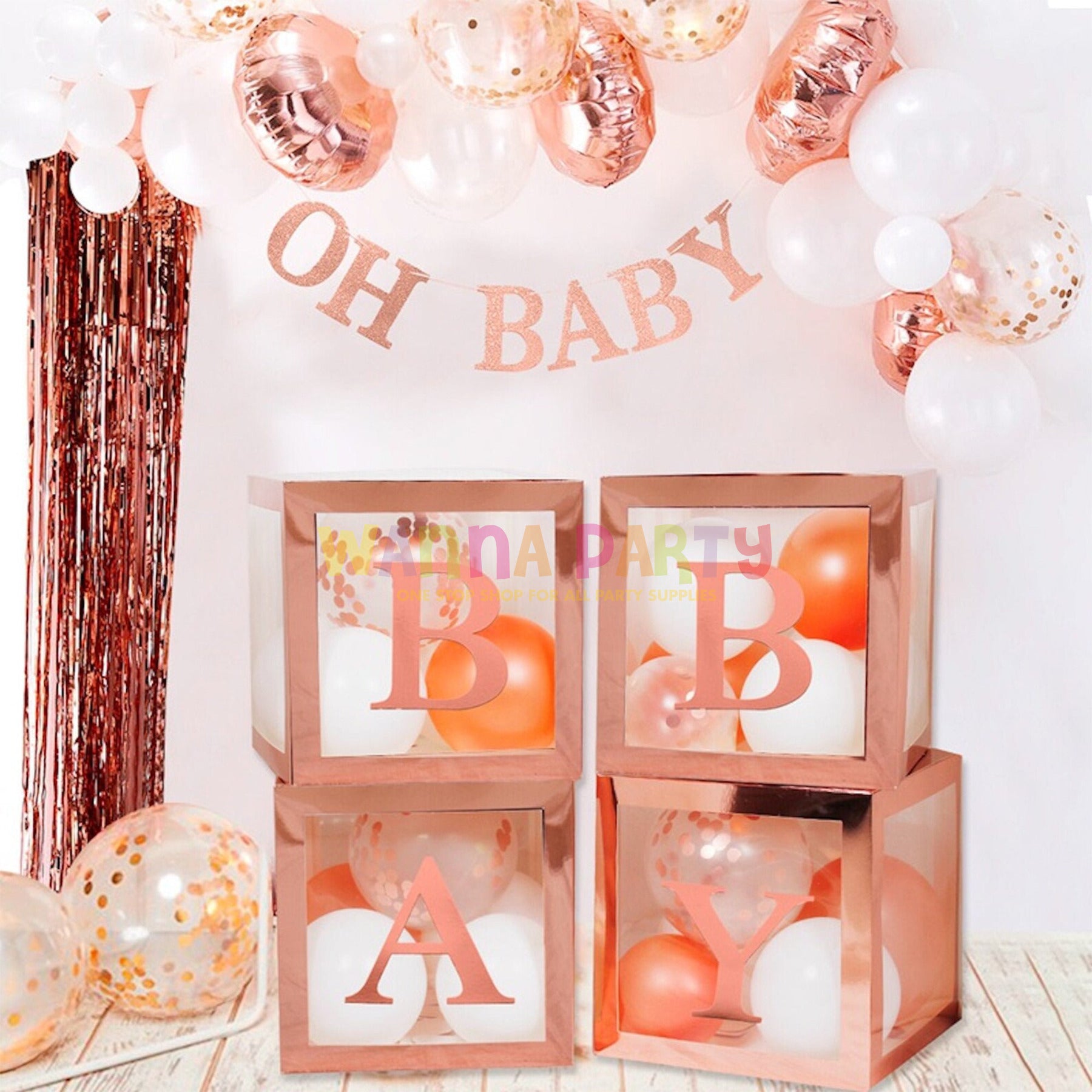 Baby Box Rose Gold Set Of 4