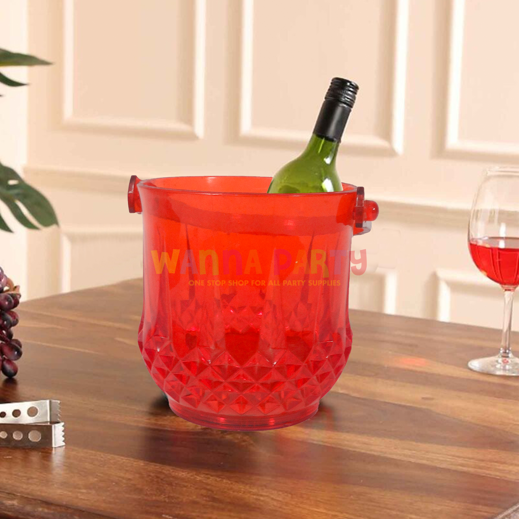 LED Ice Bucket for Storing Ice Cubes