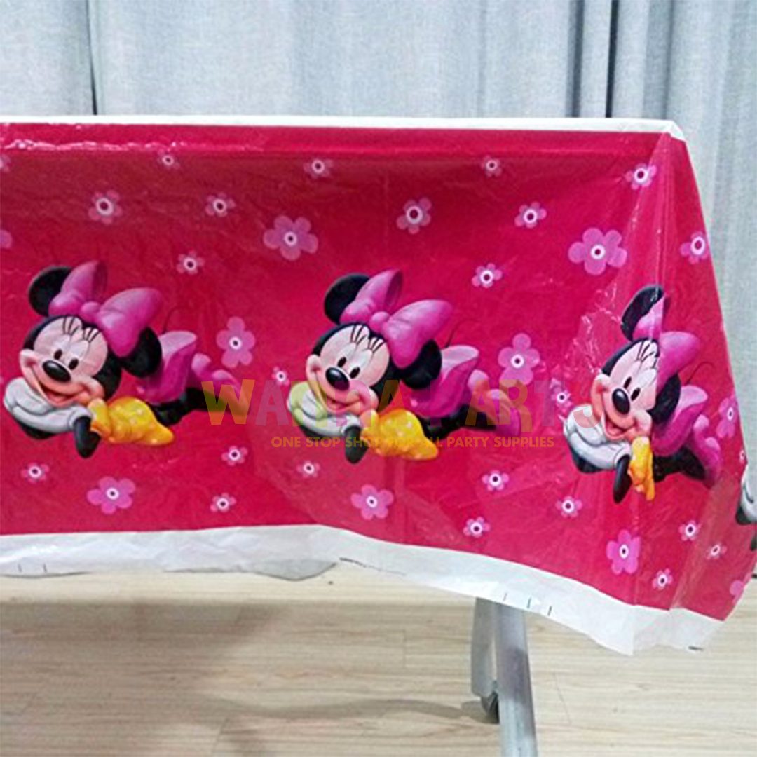 Minnie Mouse Table Cover -52"in X 86"in