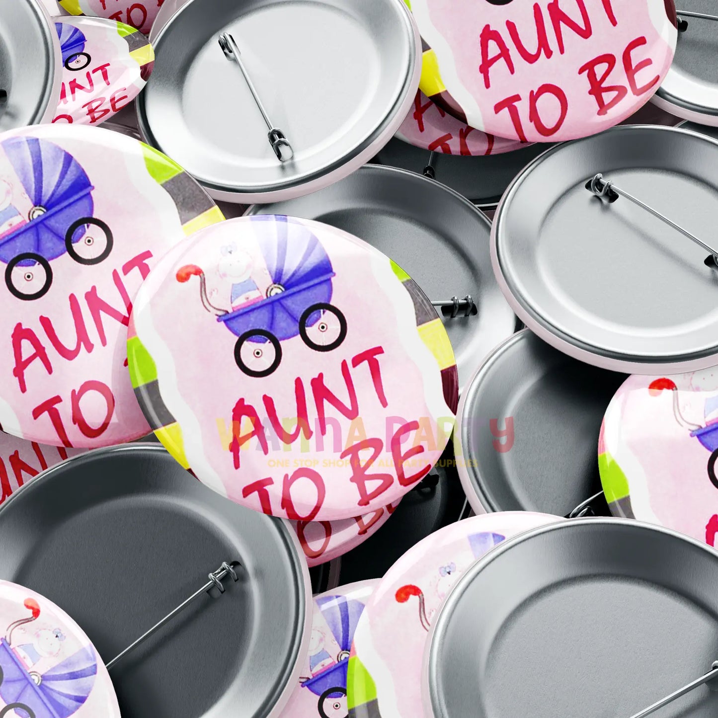 Aunt To Be Award Buttons