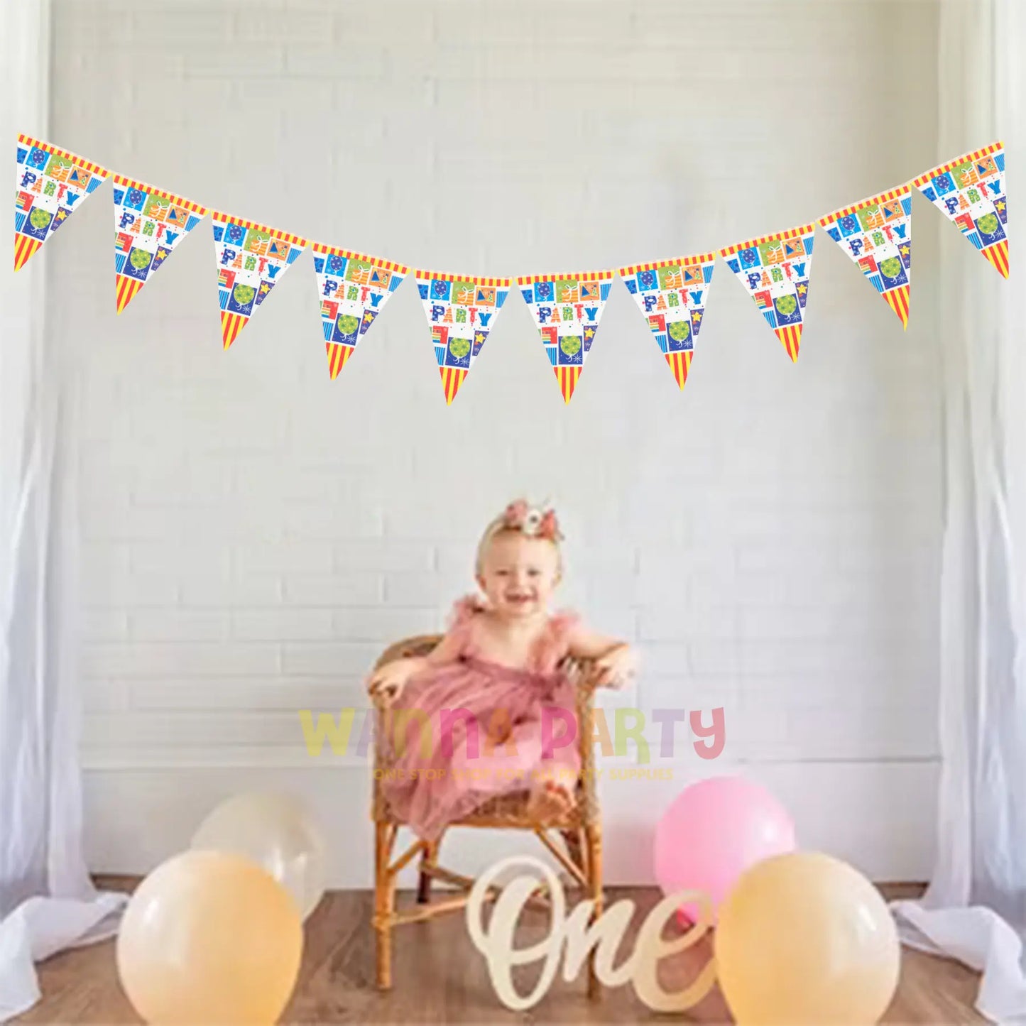 Party Buntings - Over 9 FT