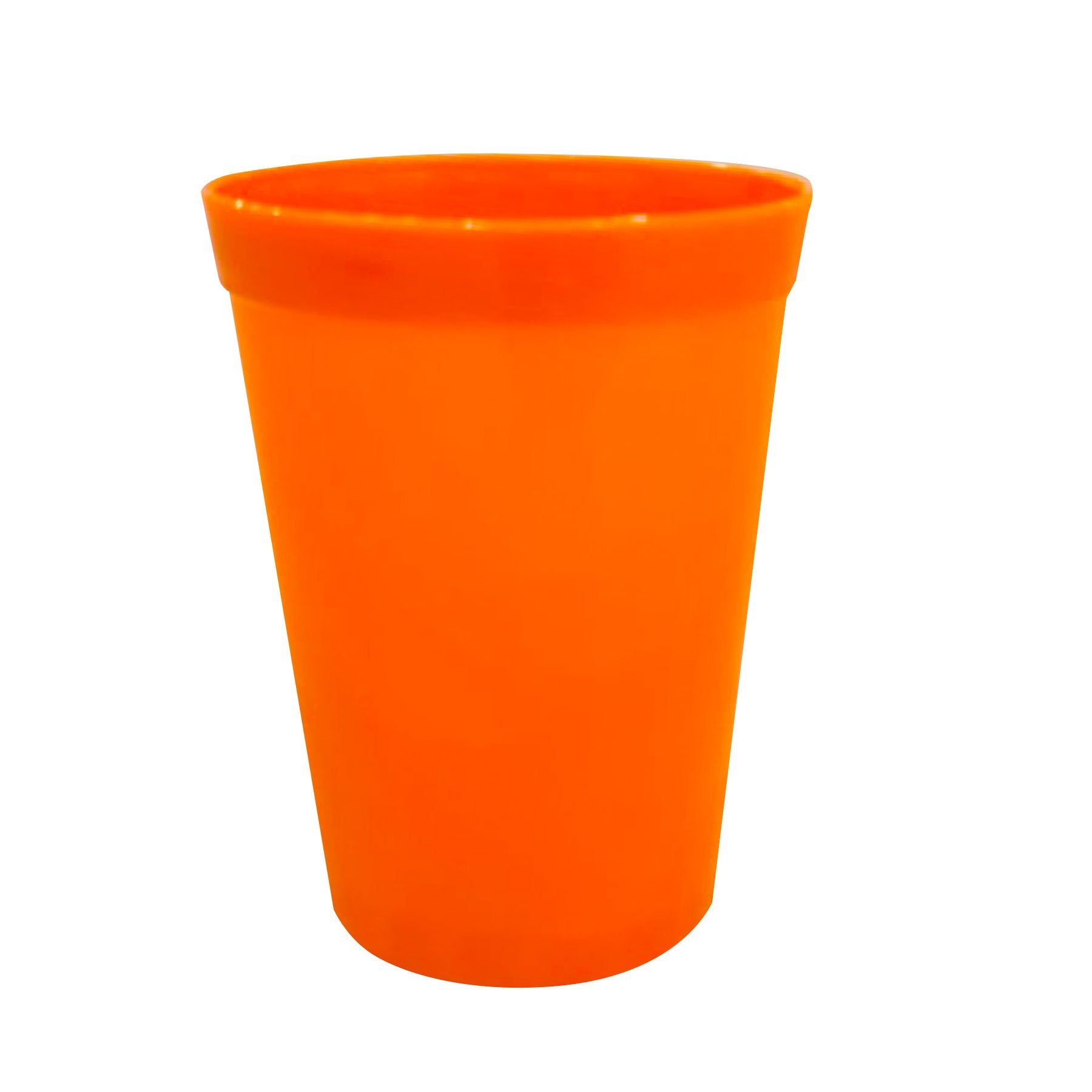 Orange Solid Color Cups 300 ML - 6PC