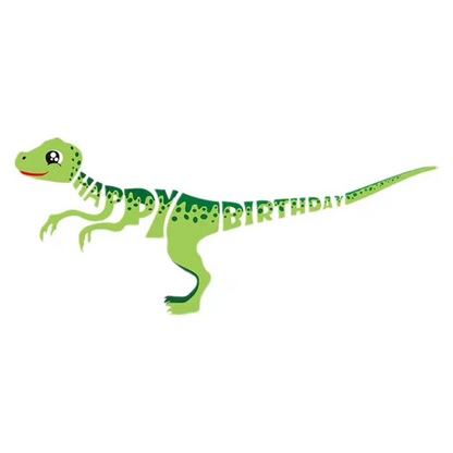 Dinosaur Birthday Banner