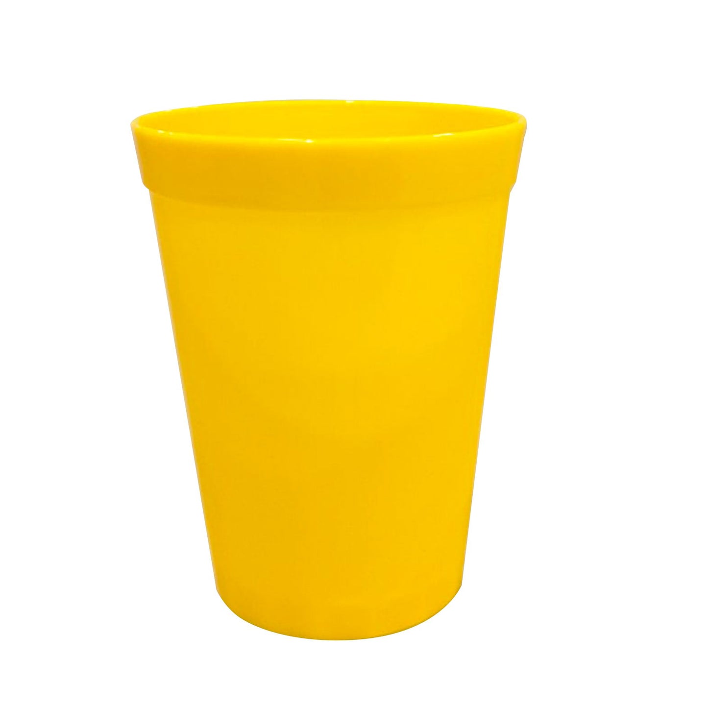 Yellow Solid Color Cups 300 ML - 6PC