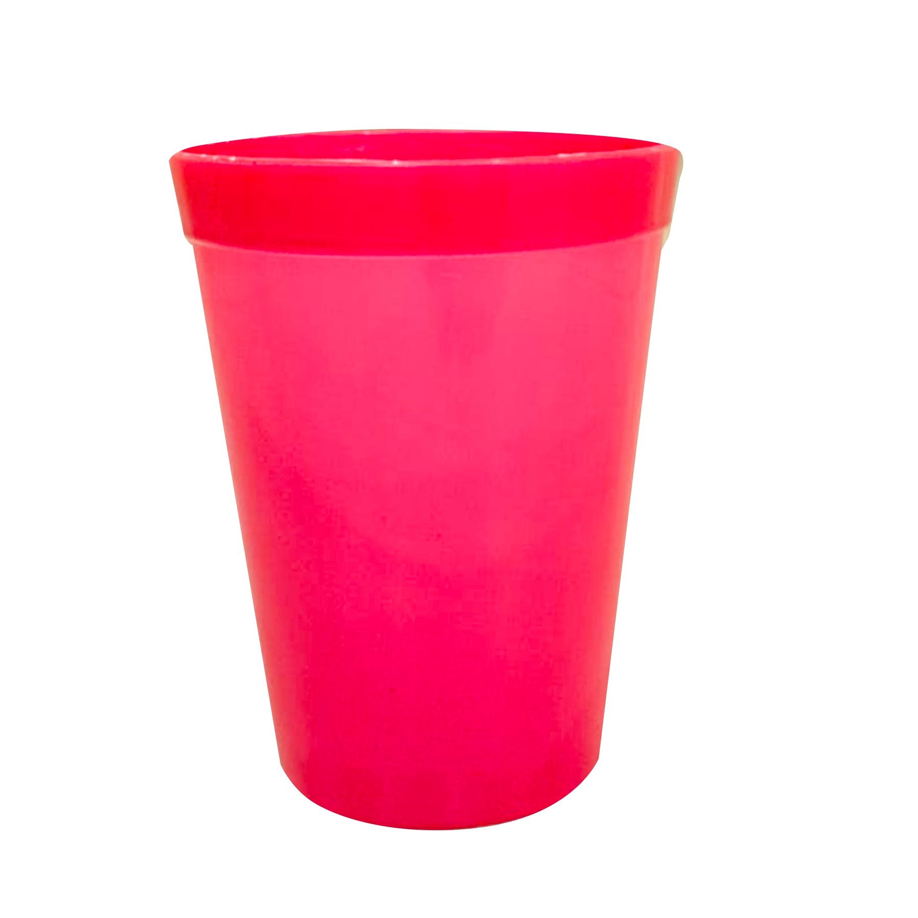 Hot Pink Solid Color Cups 300 ML - 6PC