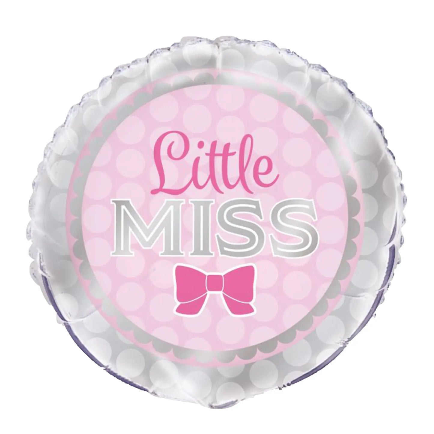 18" Little Miss Foil Balloon