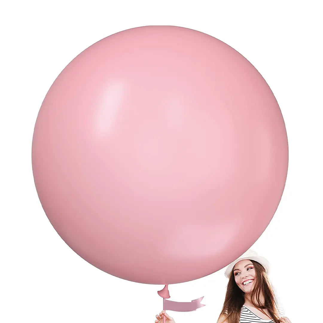 36" Macaron Pink Bladder Balloon - 1PC