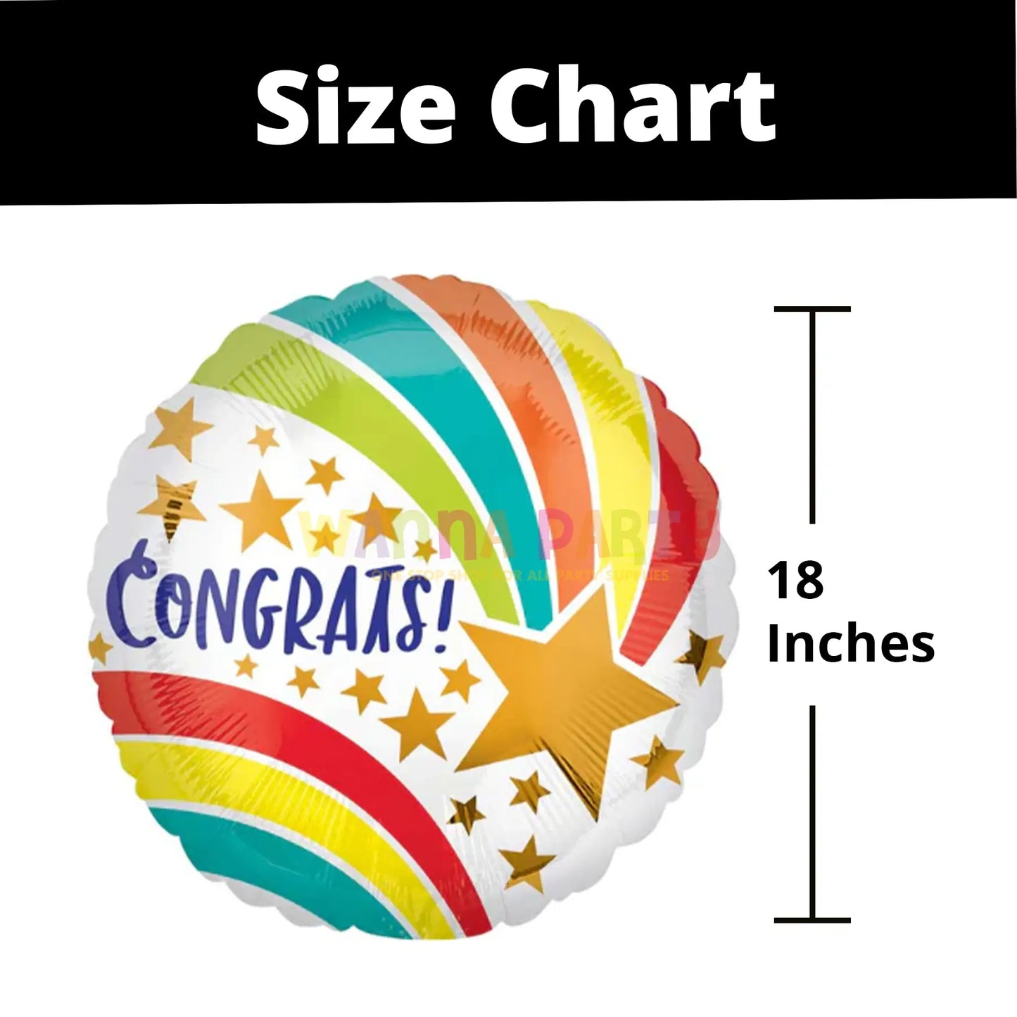 Congratulations Shooting Star Balloon 18" S40