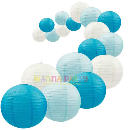 Paper Lanterns Light Blue 12"-1PC