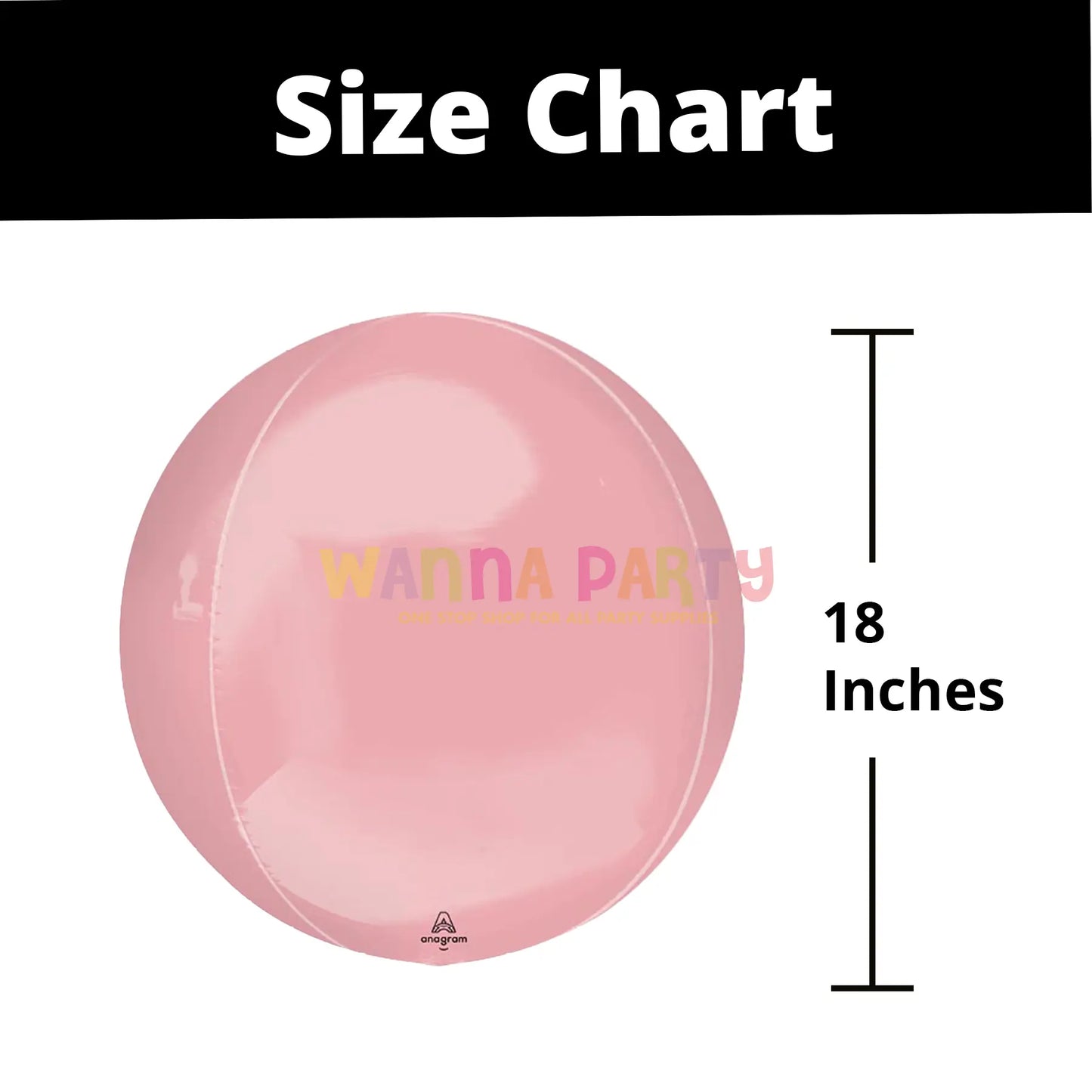 Orbz Pastel Pink Balloons 16" - G20