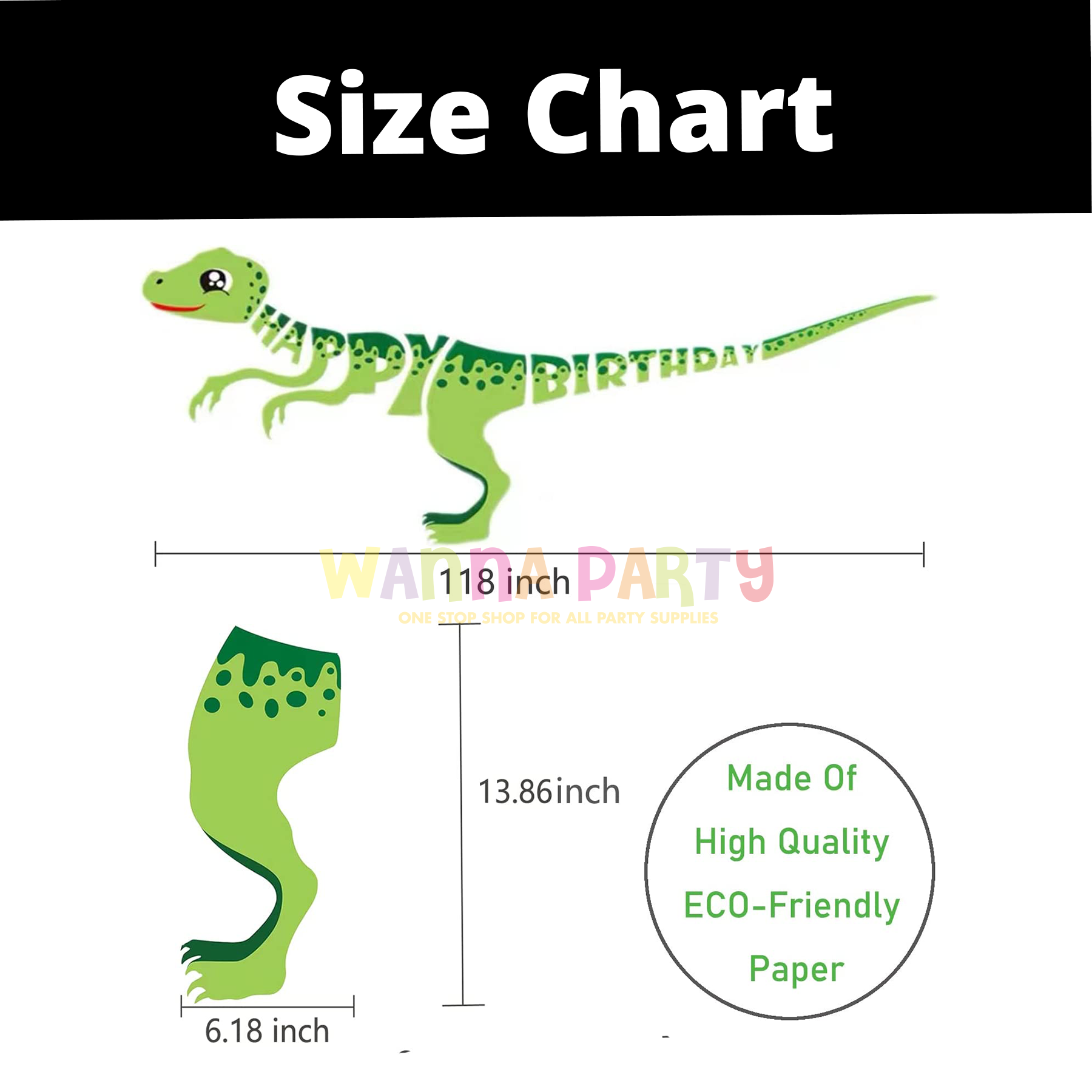 Dinosaur Birthday Banner