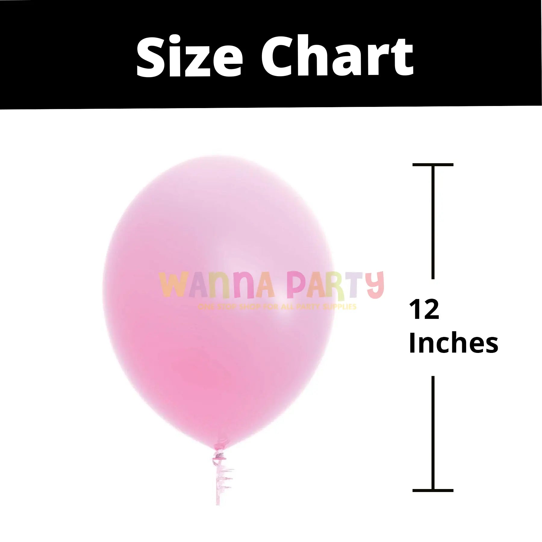 Metallic Light Pink Latex Balloons 12 inches - 10PC