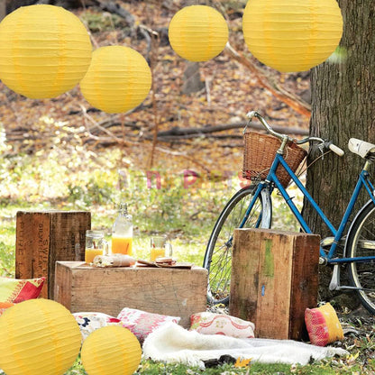 Paper Lanterns Yellow 12"-1PC