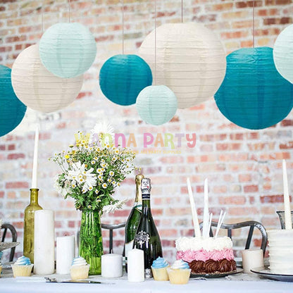 Paper Lanterns Light Blue 12"-1PC