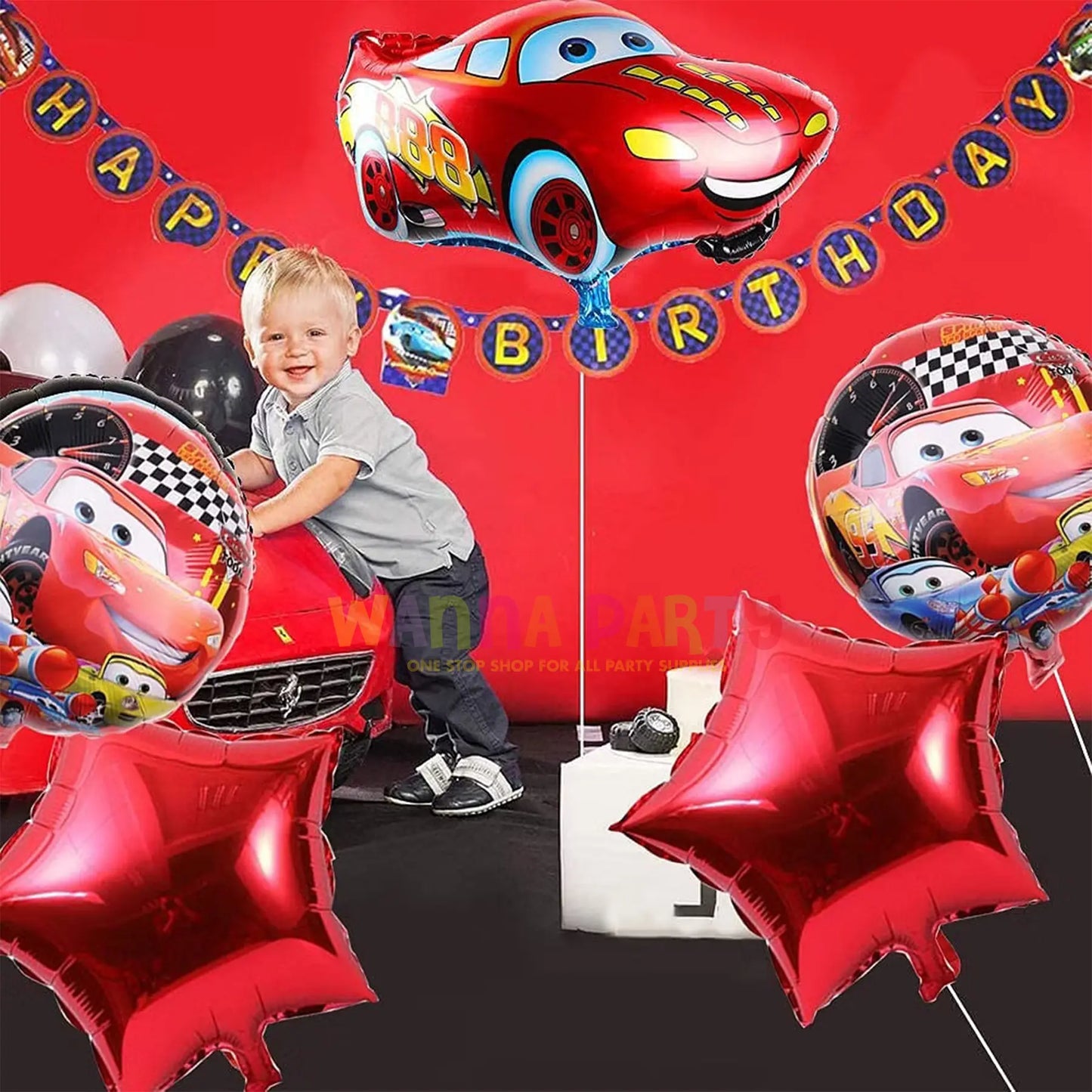 Car Theme Balloons Set of 5