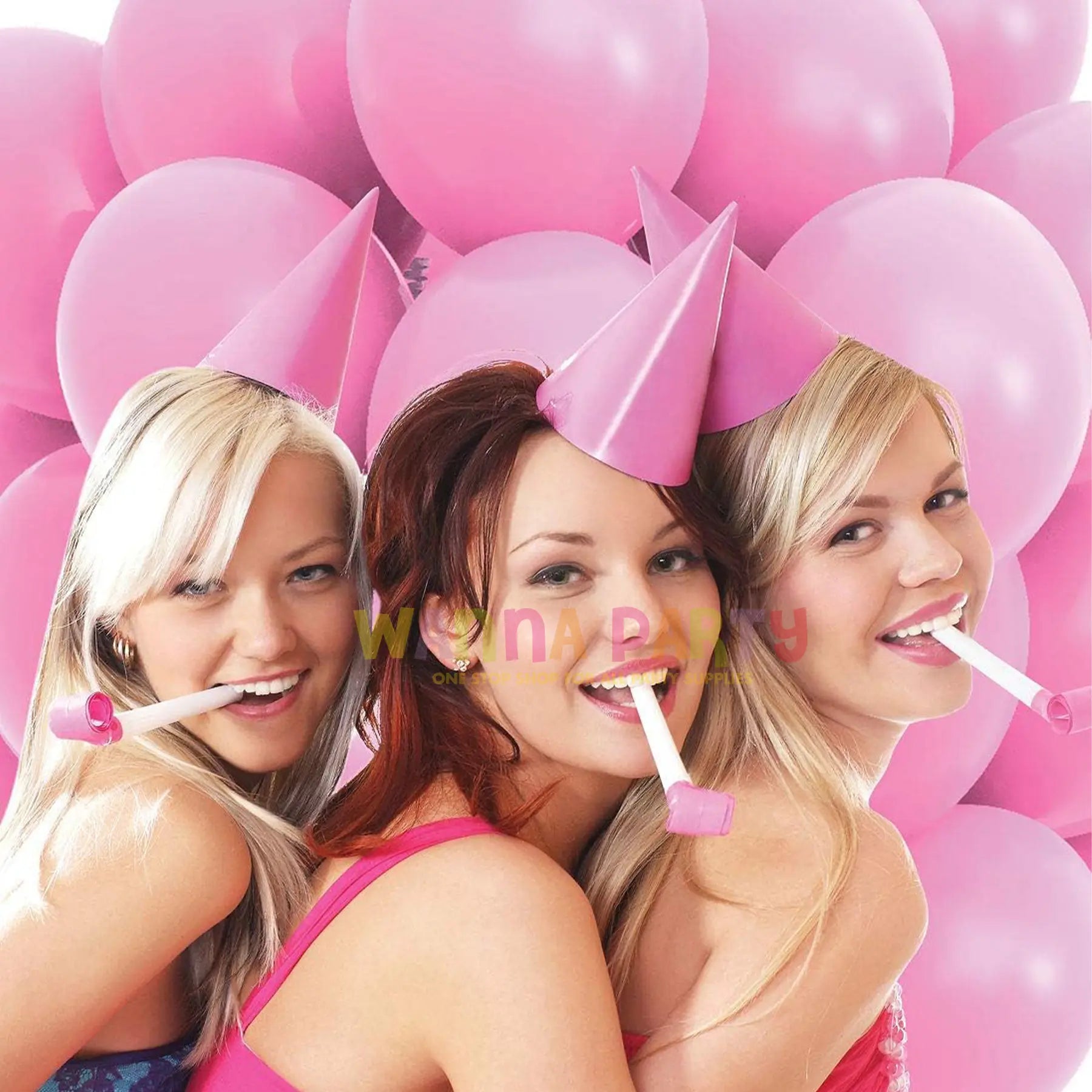 Metallic Light Pink Latex Balloons 12 inches - 10PC