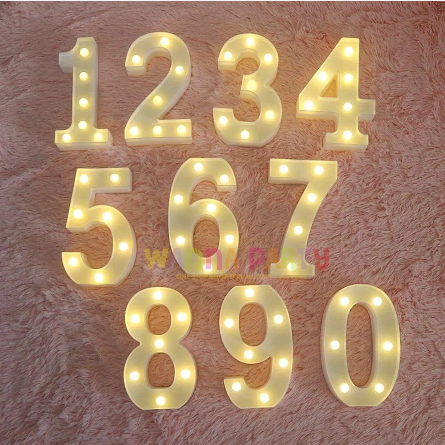 LED Marquee Number 0 - 1PC