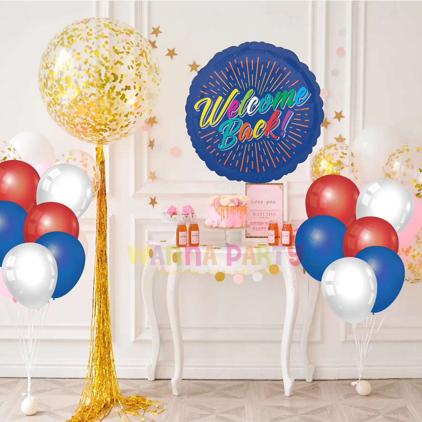 Welcome Back Burst Balloon 18"