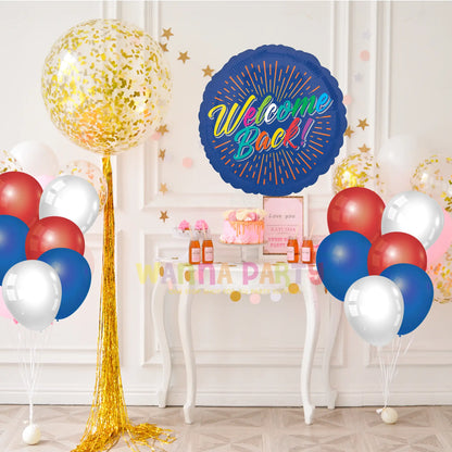 Welcome Back Burst Balloon 18"