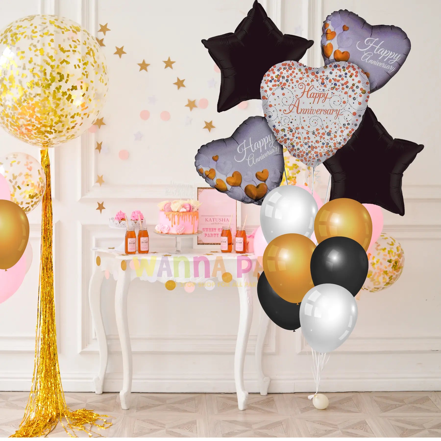 Happy Anniversary Balloon Set Of 5