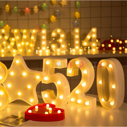 LED Number 2, Light Up Marquee Letters