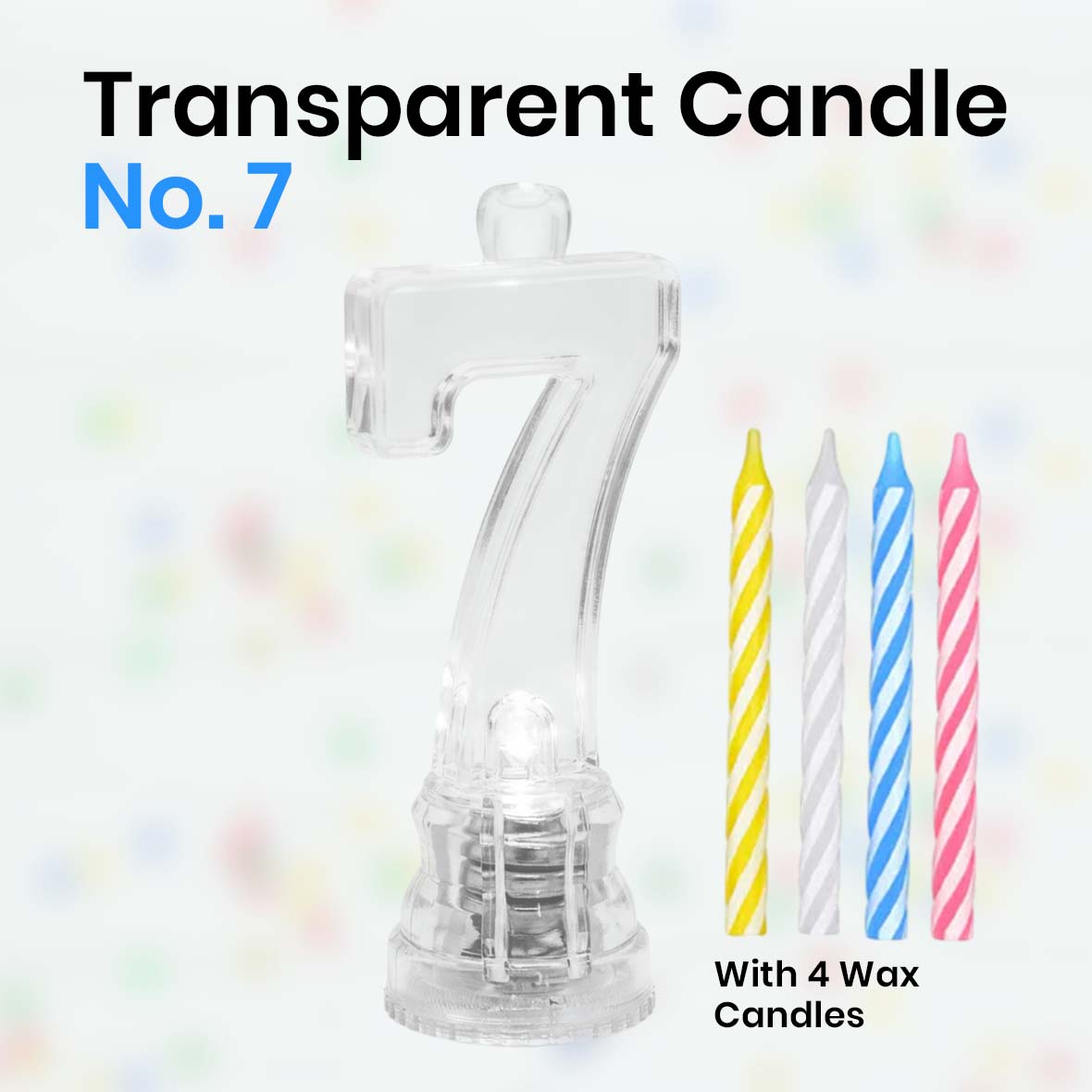 Transparent Candle No. 7