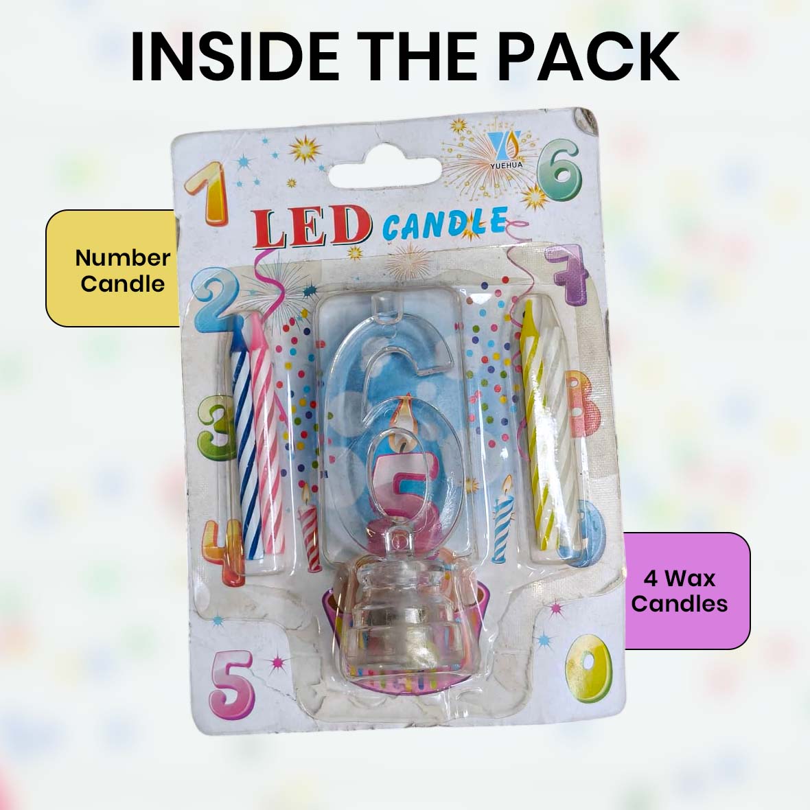 Transparent Candle No. 6