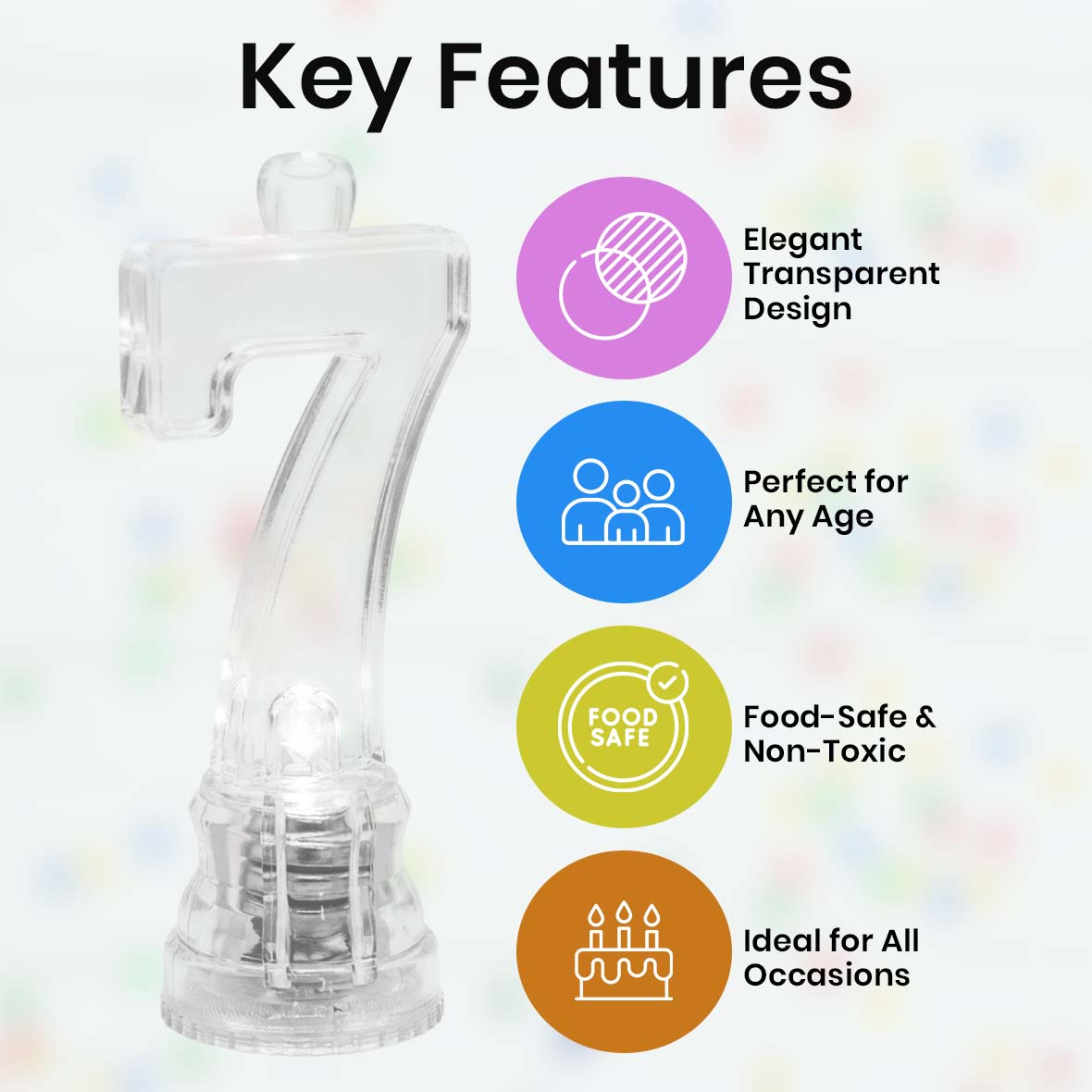 Transparent Candle No. 7