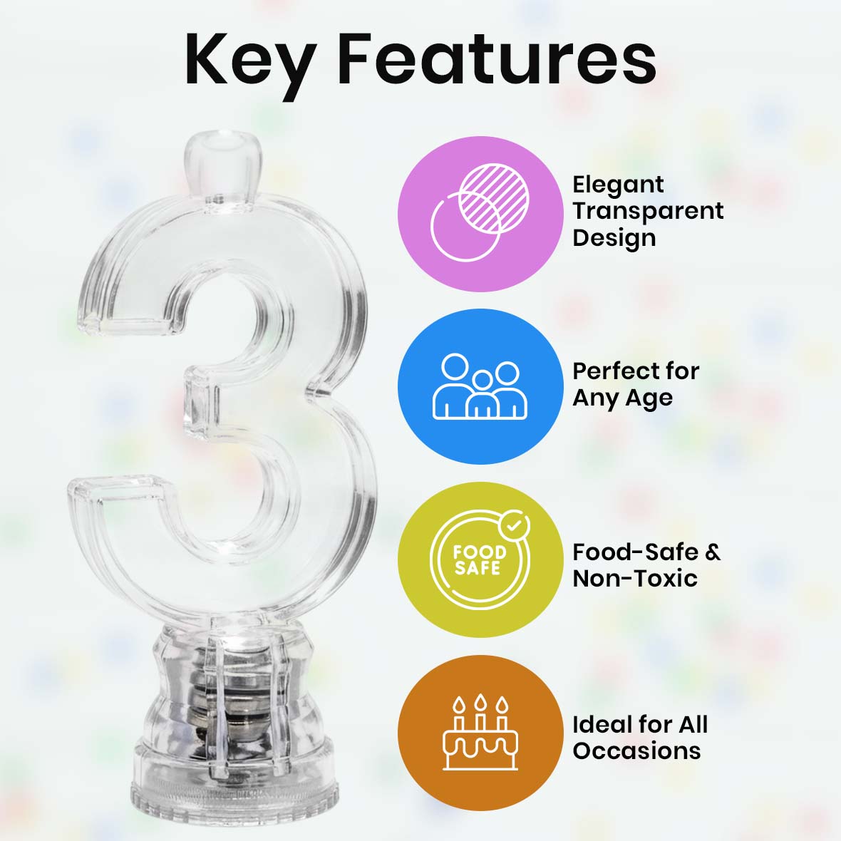 Transparent Candle No. 3