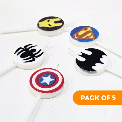Avenger Theme Birthday Candle - 5PC