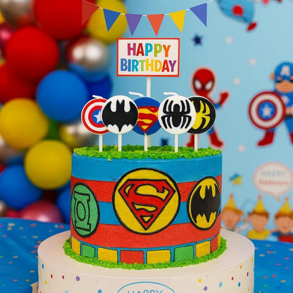 Avenger Theme Birthday Candle - 5PC