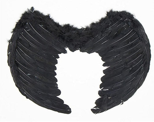 Black Feather Wings XL