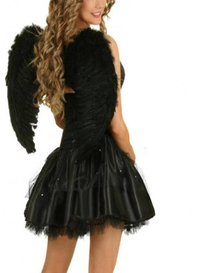 Black Feather Wings XL