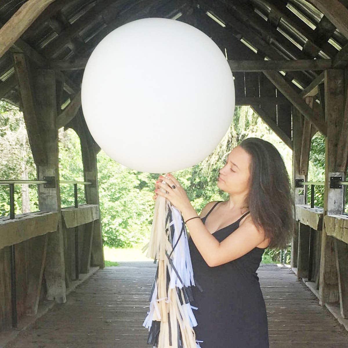 36" White Bladder Balloon - 1PC