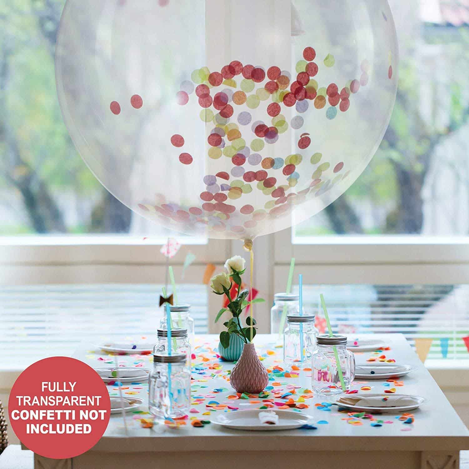 36" Transparent Bladder Balloon - 1PC