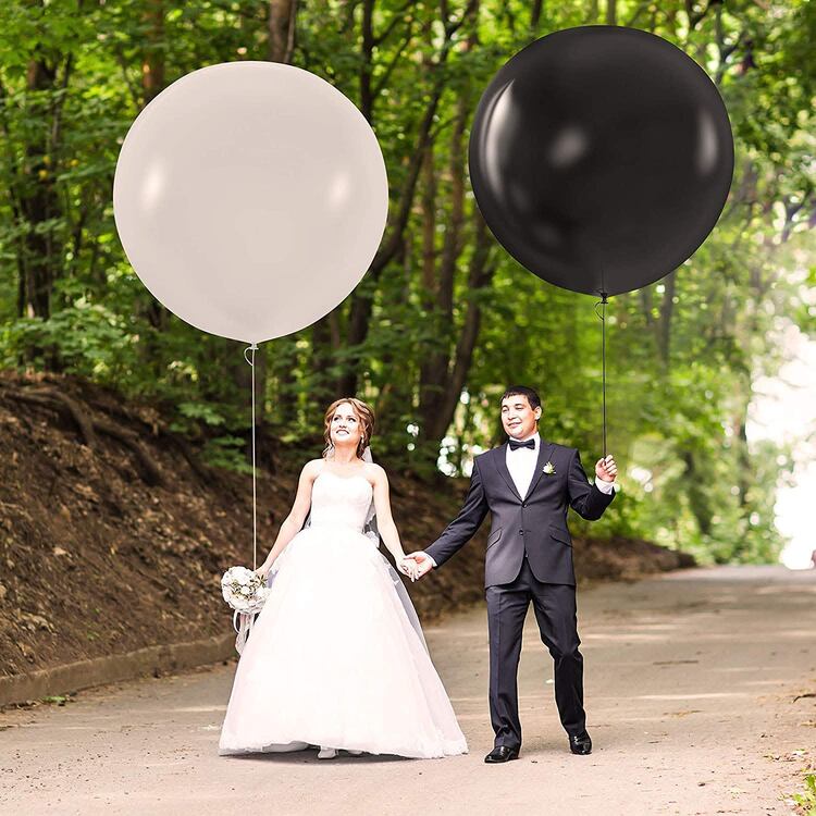 36" Black Bladder Balloon