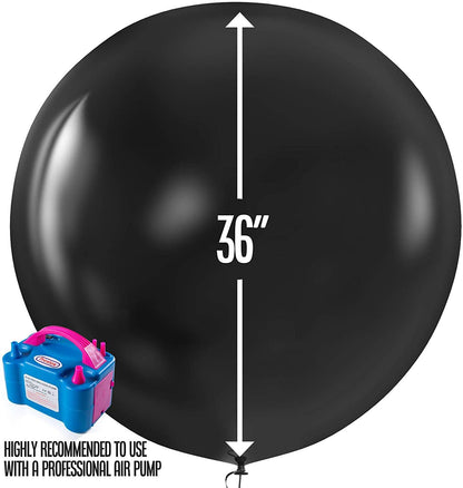 36" Black Bladder Balloon