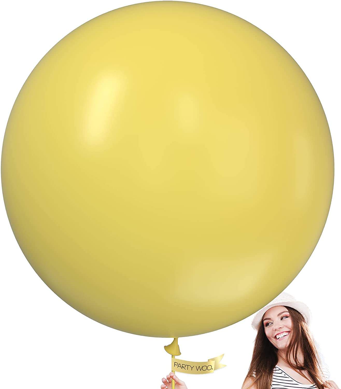 36" Macaron Yellow Bladder Balloon - 1PC