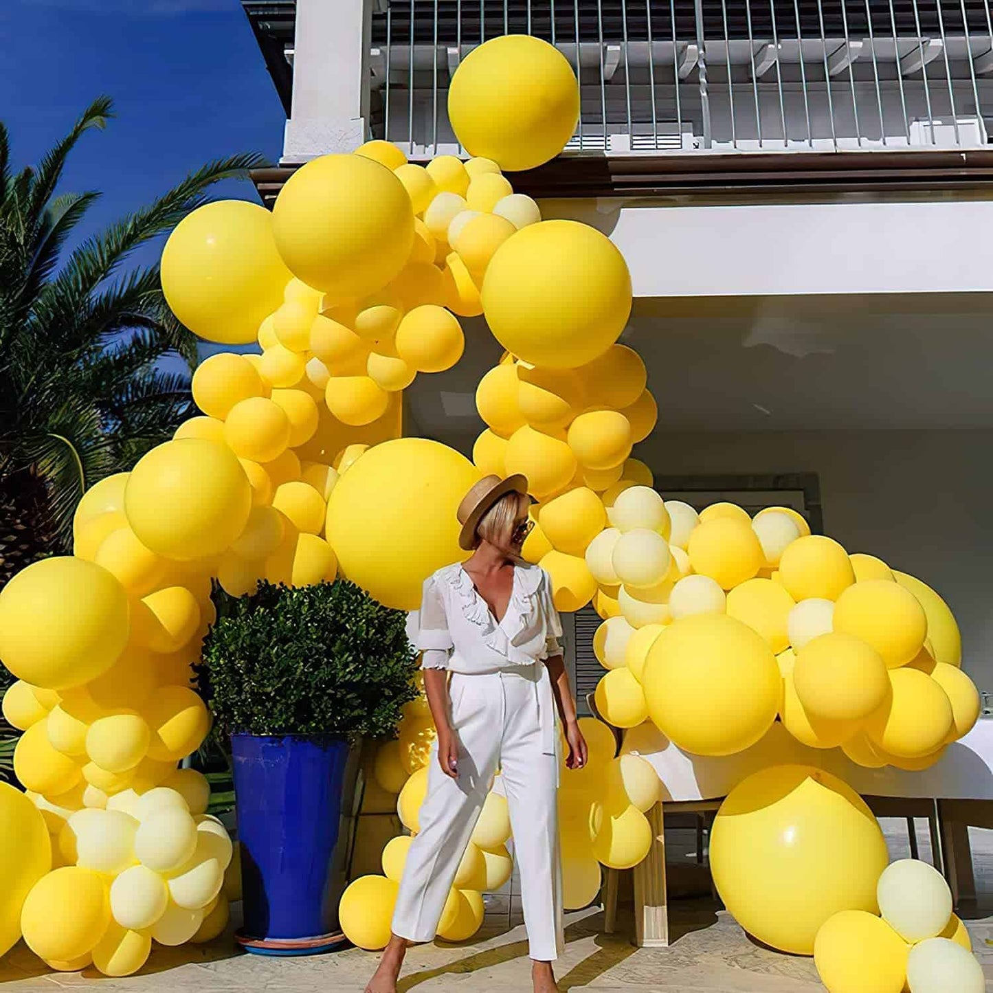 36" Macaron Yellow Bladder Balloon - 1PC