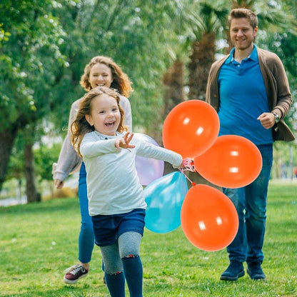 8" Orange Latex Balloon - 20ct