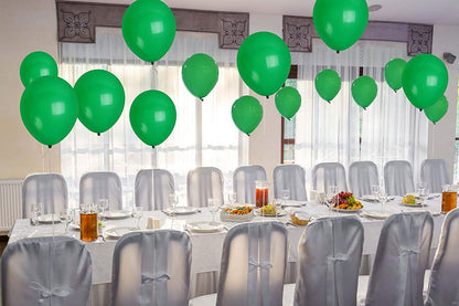 8" Dark Green Latex Balloon - 20ct