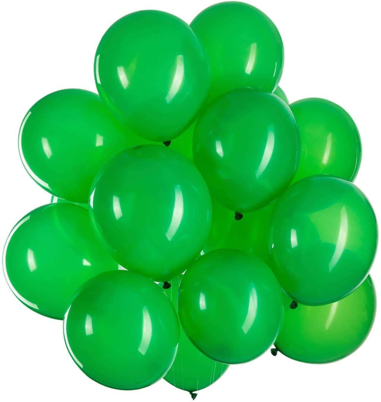 8" Dark Green Latex Balloon - 20ct