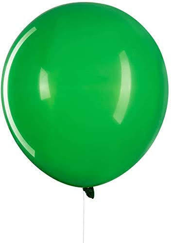 8" Dark Green Latex Balloon - 20ct