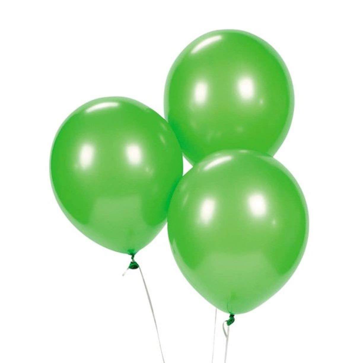 8" Dark Green Latex Balloon - 20ct