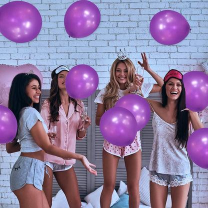 8" Purple Latex Balloon - 20ct