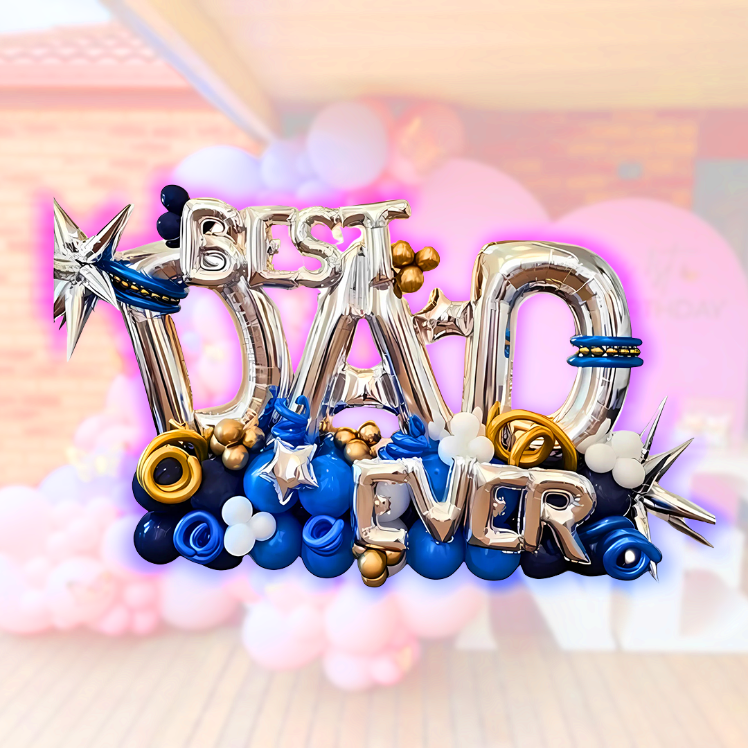 Best Dad Ever Balloon Bouquet